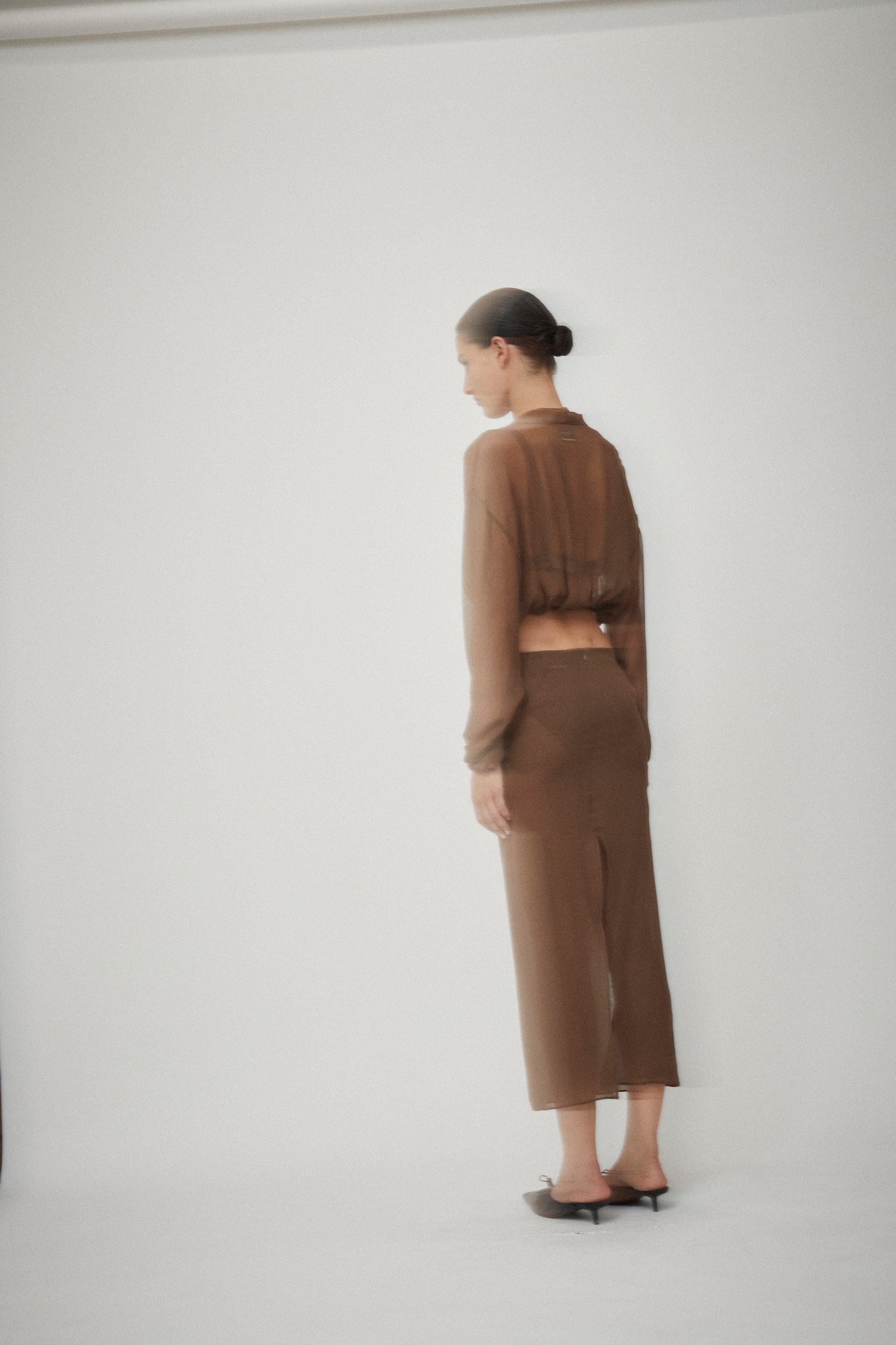 Silk best sale georgette skirt