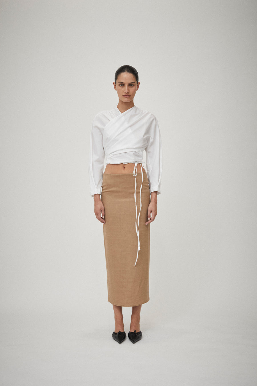 Cotton Wrap Top