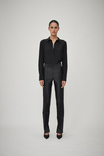 Silk Ankle Split Trouser