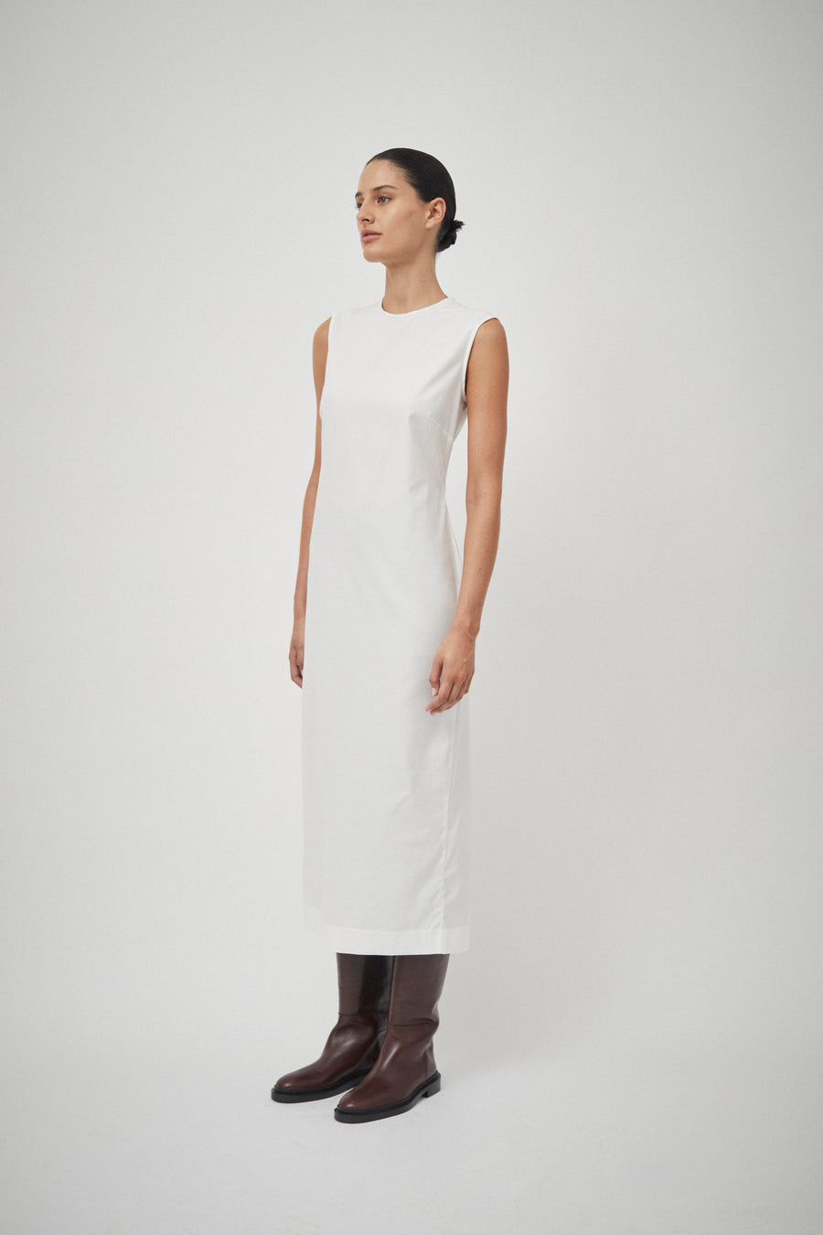 Drill Sleeveless Dress