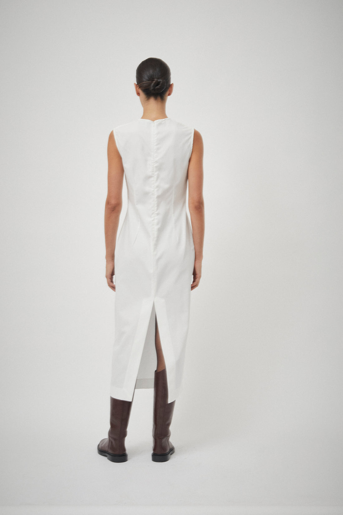 Drill Sleeveless Dress