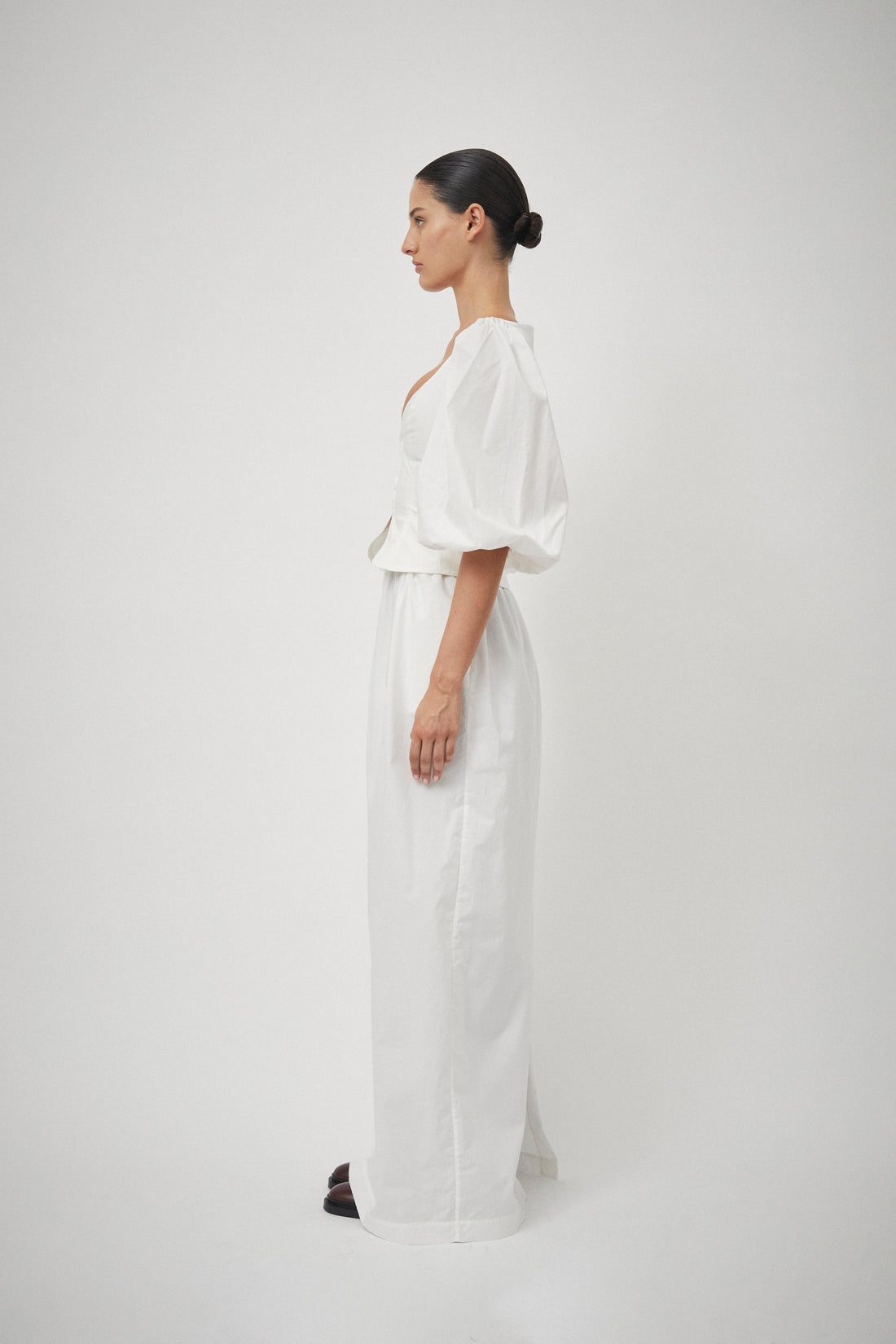 Cotton Elastic Waist Skirt