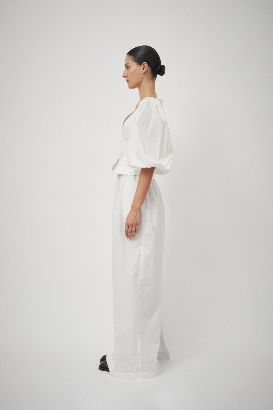Cotton Elastic Waist Skirt