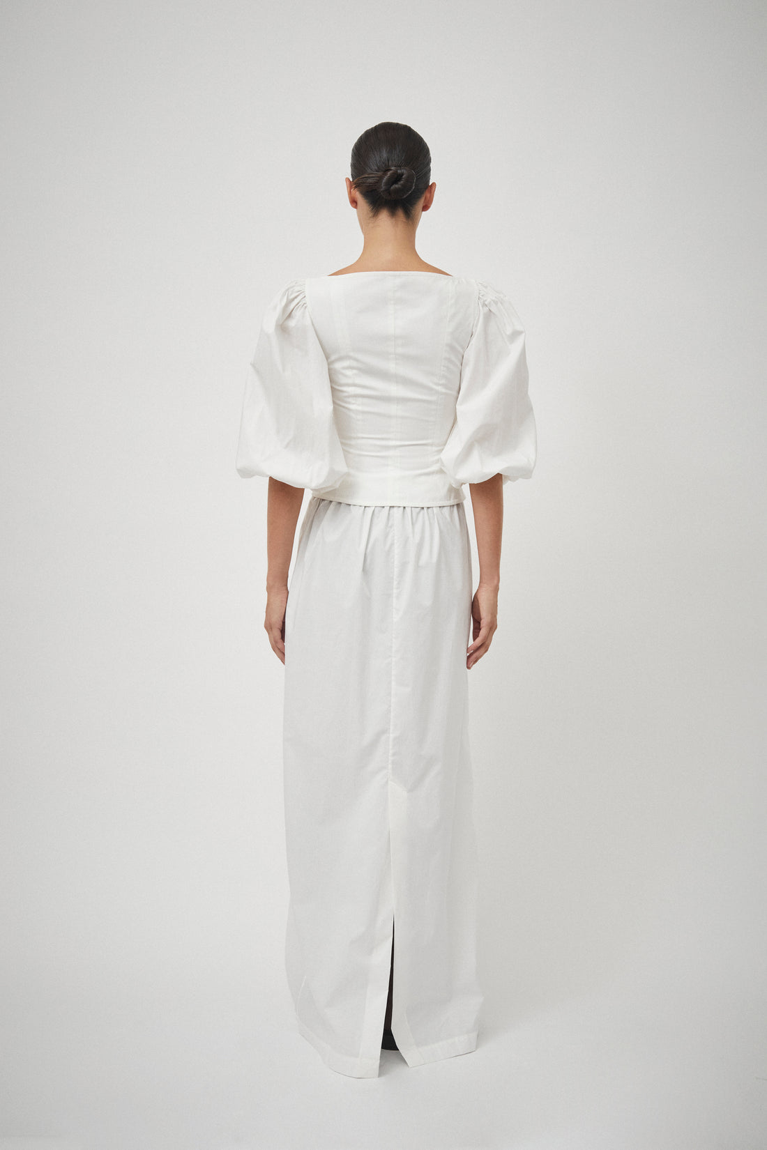 Cotton Elastic Waist Skirt