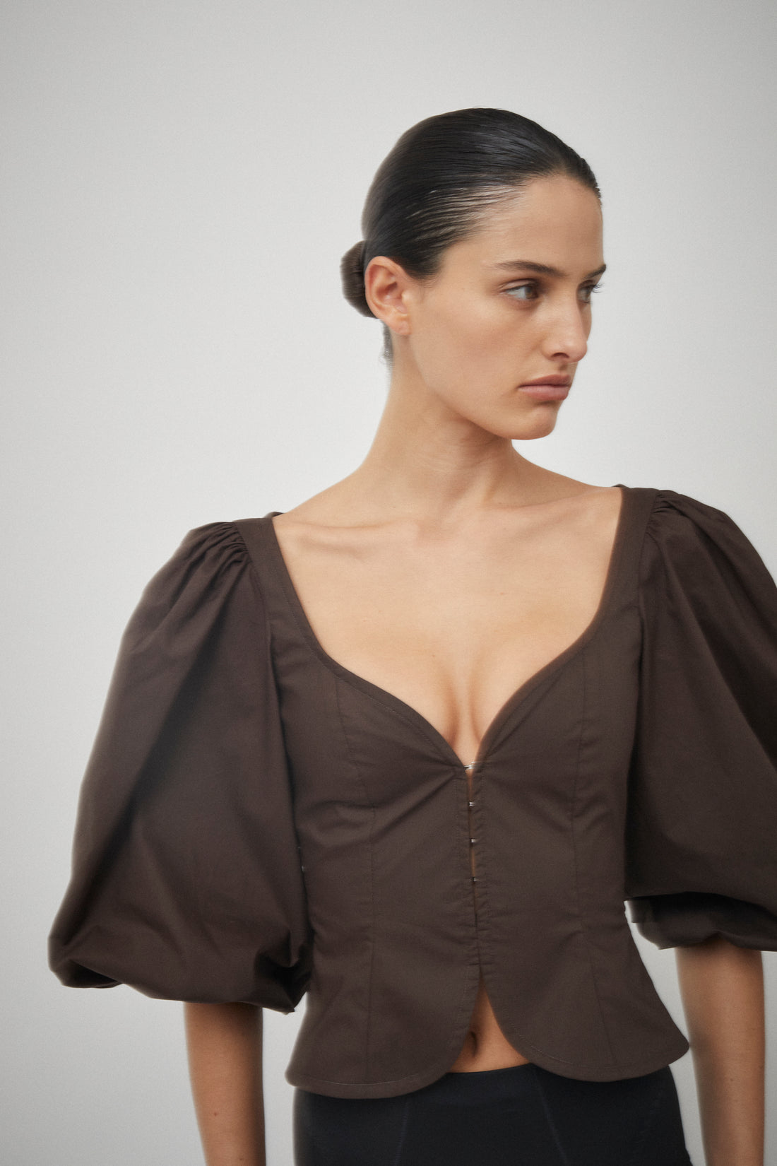 Cotton Puff Sleeve Top
