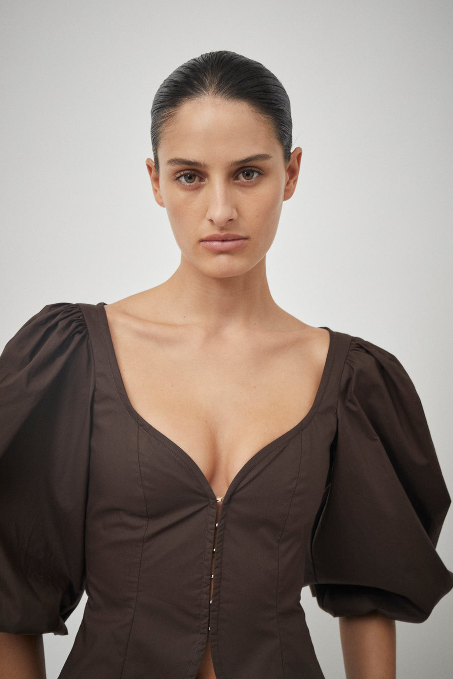 Cotton Puff Sleeve Top