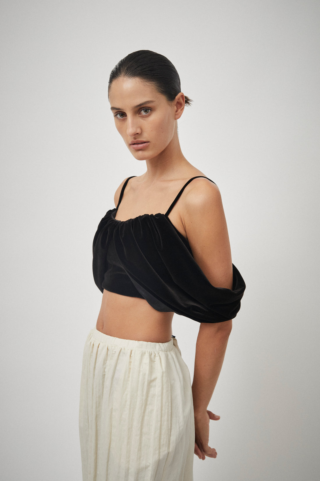 Elastic Waist Skirt