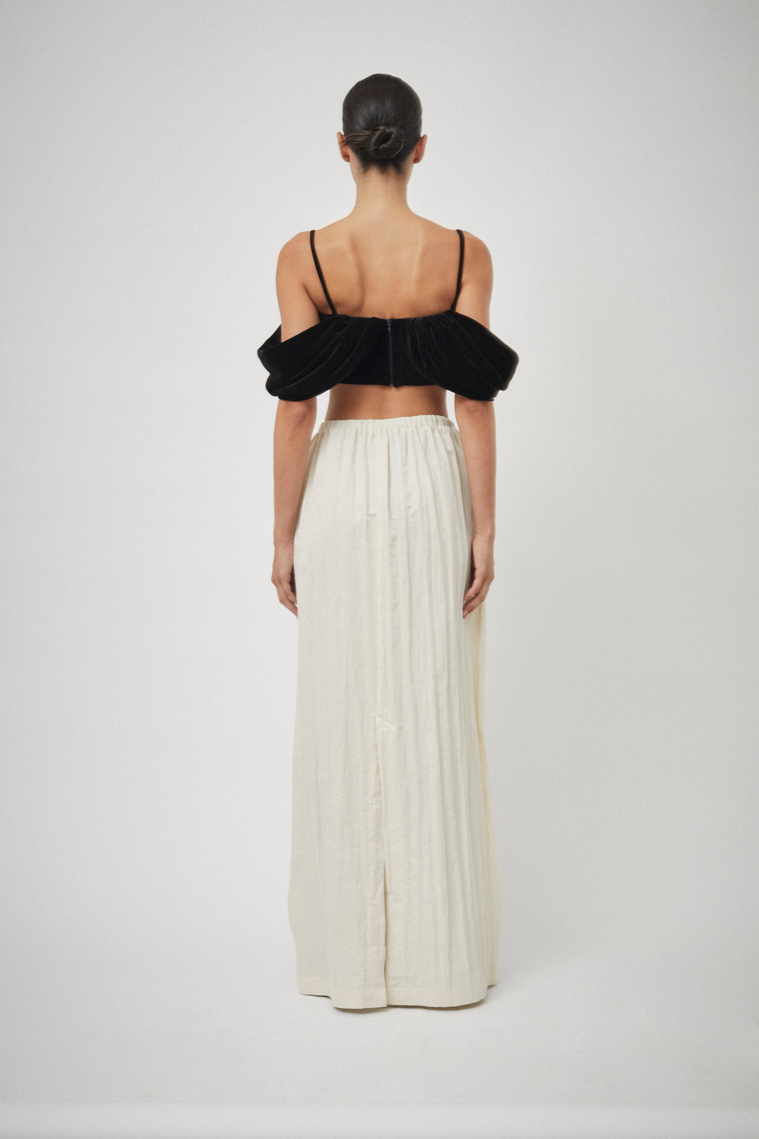 Velvet Drape Detail Crop