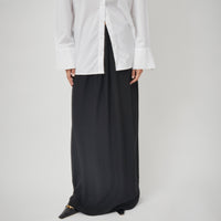 Silk Elastic Waist Skirt