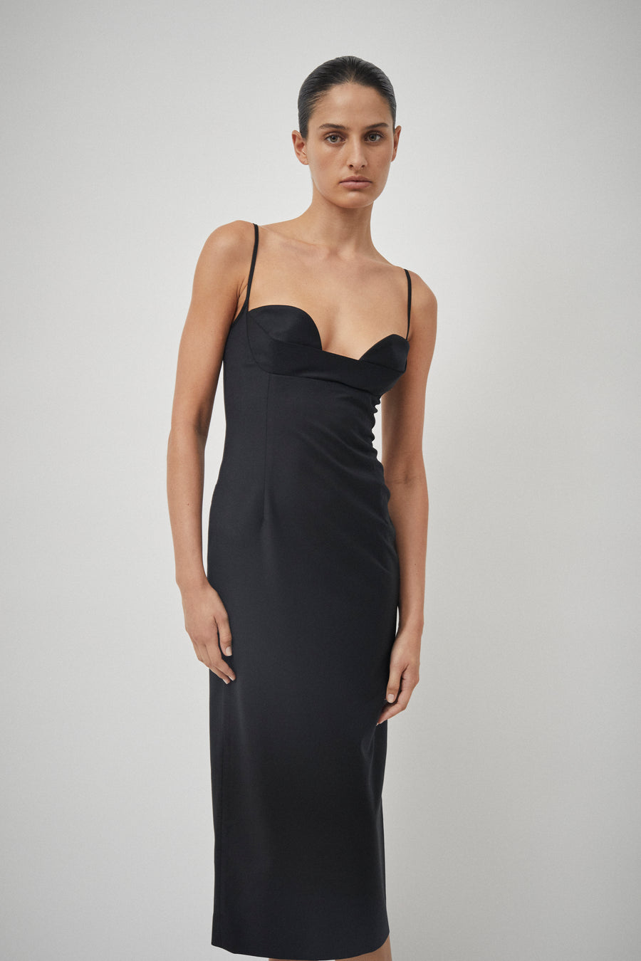 Cowl Neck Pencil Dress