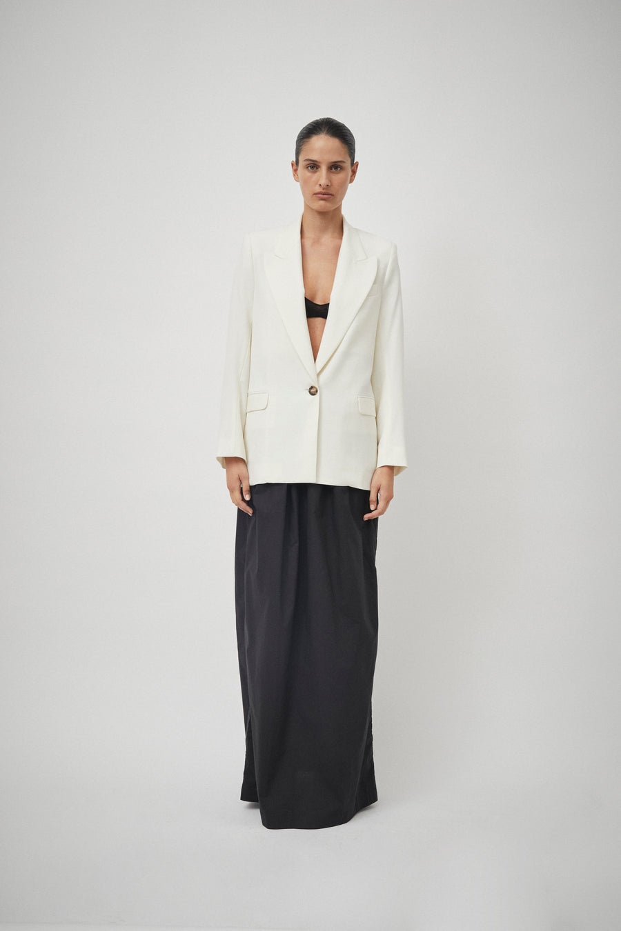 Cotton Elastic Waist Skirt