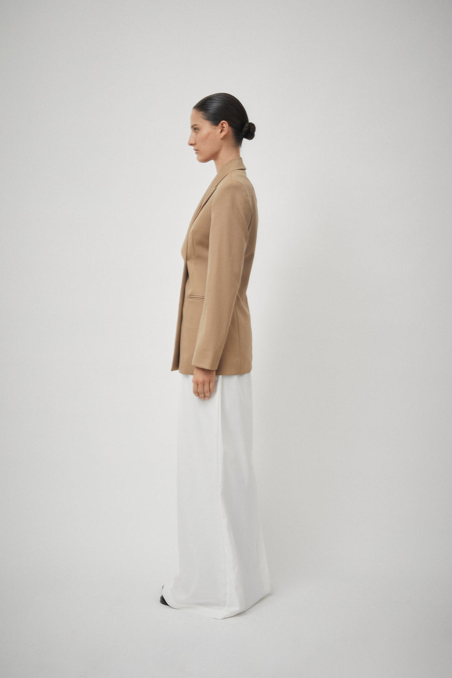 Drill Elastic Waist Skirt