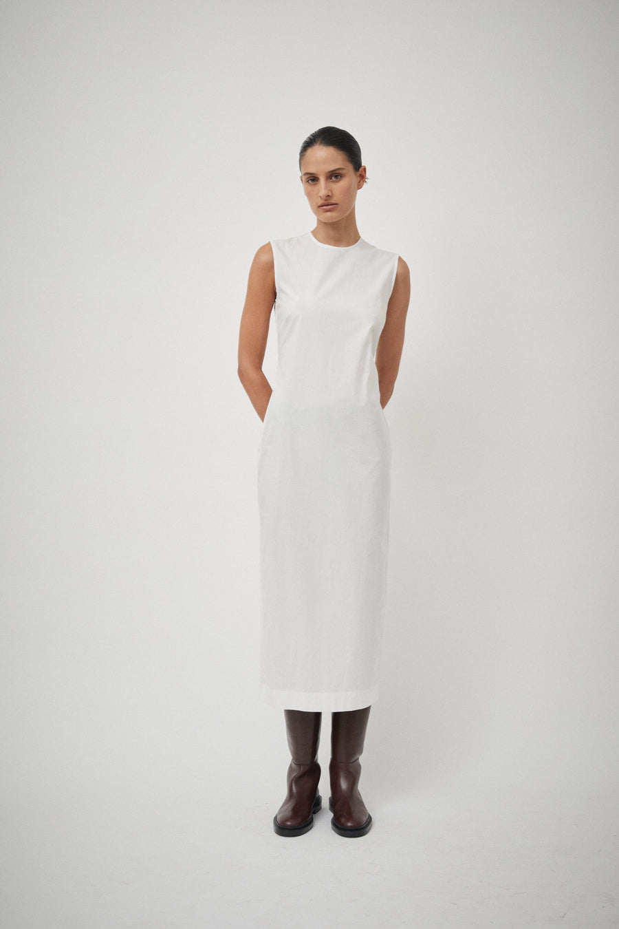 Sleeveless Cotton Dress