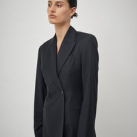 Wool Double Breasted Blazer