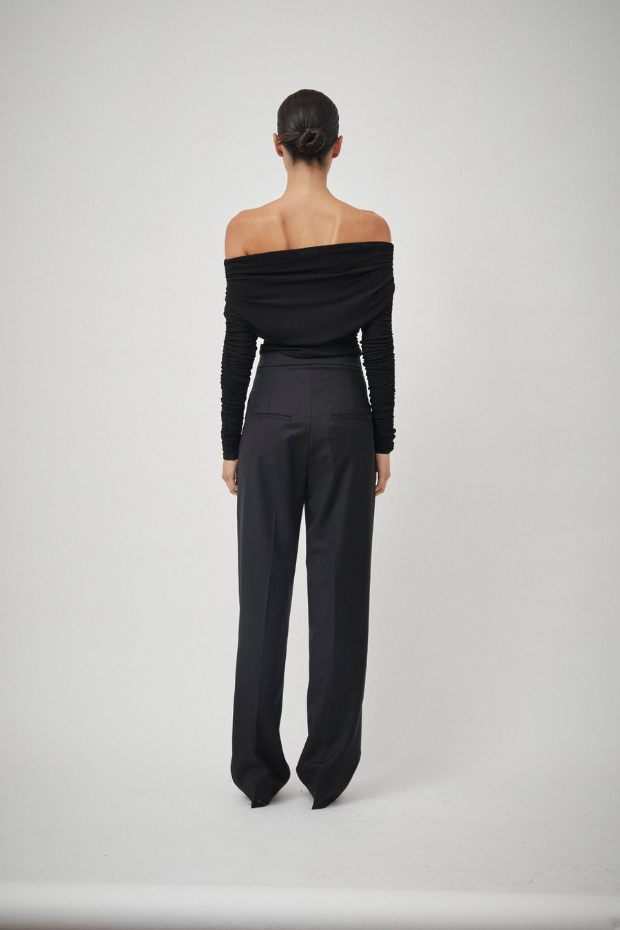 Sheer Long Sleeve Glove Top