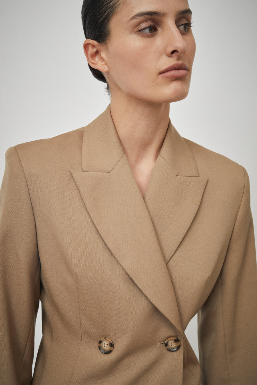 Wool Double Breasted Blazer