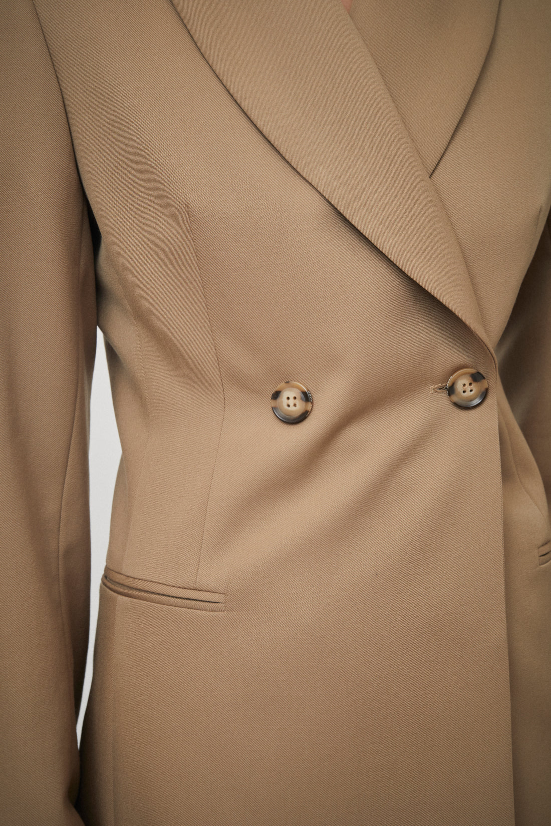 Wool Double Breasted Blazer